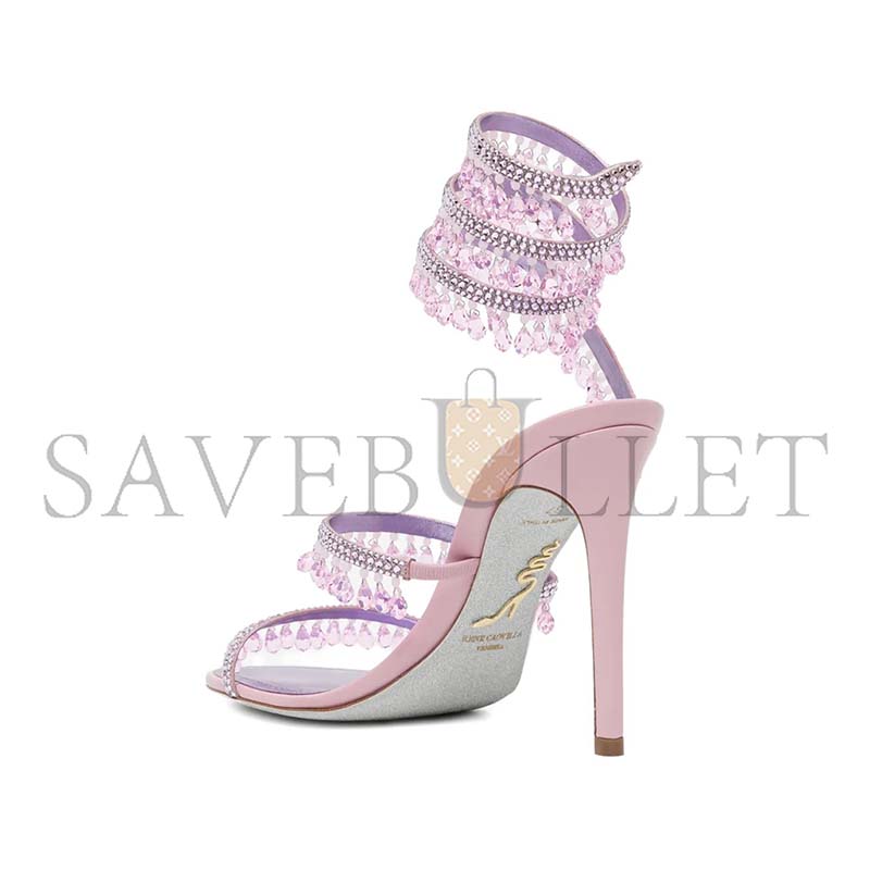 RENÉ CAOVILLA CHANDELIER HIGH-HEELED SANDALS 